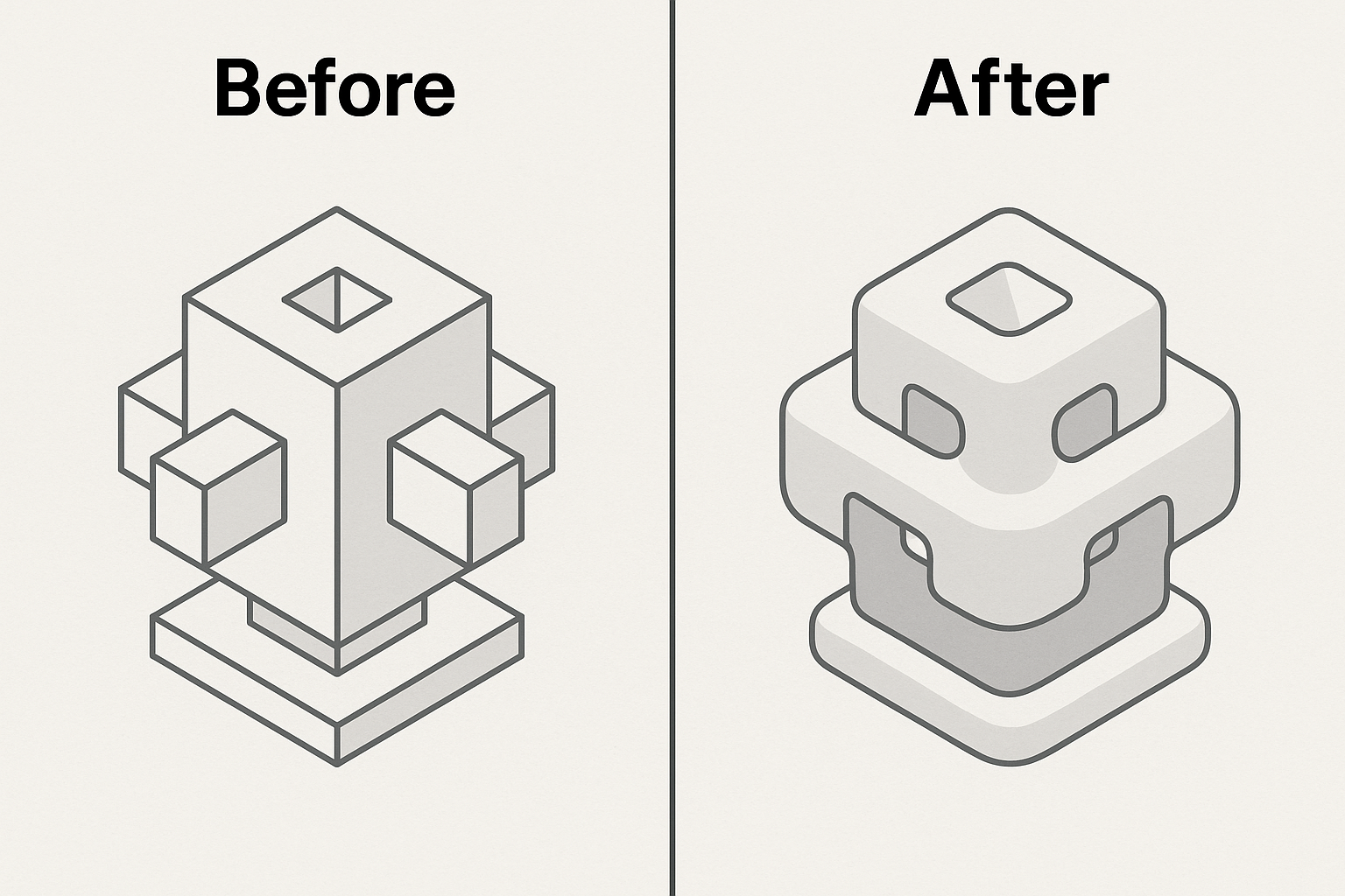 Before and After Transformation